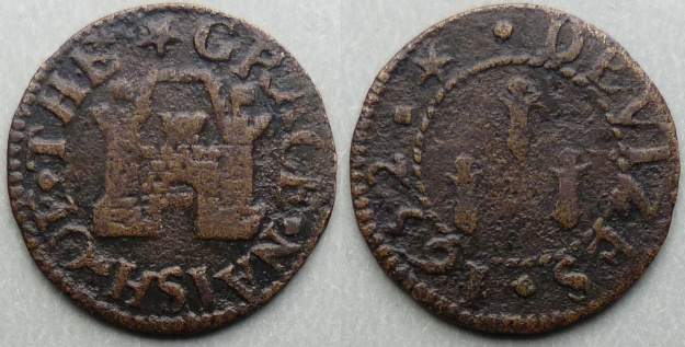Devizes, Grace Naish 1652 farthing N5460